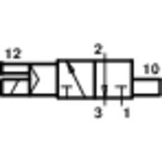 Norgren Mekanisk aktiveret pneumatik-ventil V60A413A-A213L 24 V/DC Kabinetmateriale Aluminium Forseglingsmateriale NBR 1 stk