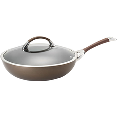 Dishwasher Safe Sauteuse Circulon Symmetry Nonstick Hard Anodized with lid 12 "