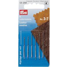 Prym Assorted Leather Needles, Sizes 3-7, Pack of 6