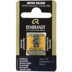 Rembrandt akvarelfarve half pan – Gamboge 268