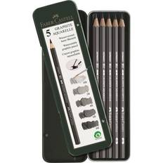 Gråa Akvarellpennor Faber-Castell Aquarelle grafitpennor 5 st