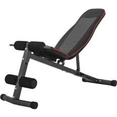 Justerbar bænk Gorilla Sports Mavebænk Træningsbænk Sit-up Justerbar bænk