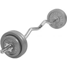 Jern Vægtstænger Gorilla Sports Curlstang IRON Total 35kg Pakke 35kg