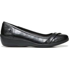 Faux Leather Ballerinas I-Loyal - Black