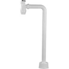 Vattenlås Gelia Vattenlåssats tvärvinkel vit ABS 32x40mm