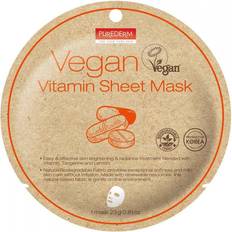 Purederm Cuidado de la piel Purederm Vegan Vitamin Sheet Mask 23 g