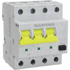 Kombirelæ Malmbergs Kombirelæ 25A 30mA 6kA