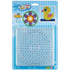 Perleplader firkant hama Hama Beads Maxi, stiftpladesæt, stor firkant/rund