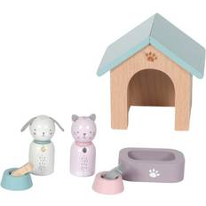 Little Dutch Ensembles de jeu Little Dutch Niche Chien Et Chat Et Accessoires En Bois