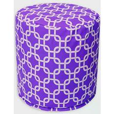 Black Stools Majestic Home Goods Links Pouffe 17"