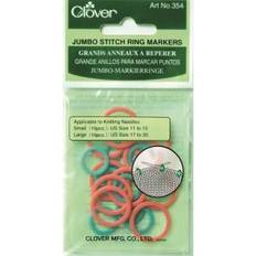 Marqueurs de maille Clover Marqueur De Maille Vert Et Orange Assortiment X20