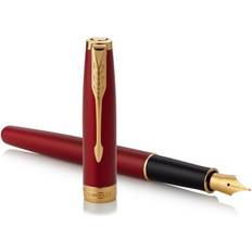 Parker Kuglepenne Parker Sonnet Red/Gold Fyldepen Fine