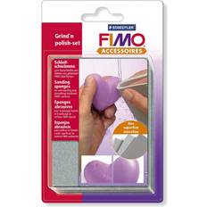 Grau Modellierwerkzeuge Staedtler Fimo Schleifschwamm 3 st