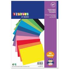 Farvet papir PlayBox Farvet Papir A4 100 st