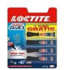 Negro Pegamentos Loctite Lim Super Glue Mini Trio 2640065 1g 3 Enheder One Size Black