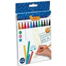 Skrapa världskarta Jovi Highlighters for children, 12 colors (187158)