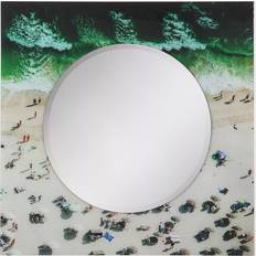 Mirrors Beach Round Beveled Mirror Wall Mirror 91.4x91.4cm