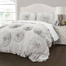 Monochrome Bedspreads Lush Decor Serena Bedspread Light Gray (279.4x243.84cm)