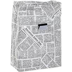 Dkd Home Decor Madkasse med tilbehør Termisk Hvid Sort (20 x 10 x 28 cm) Madkasse