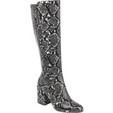 Foam High Boots Journee Collection Tavia Extra Wide Calf - Snake