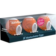 Satisfyer Masturbators Sex Toys Satisfyer Eggcited (Pack of 3 Crunchy)