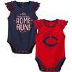 Sleeveless Bodysuits Children's Clothing Outerstuff Minnesota Twins Shining All-Star Bodysuit 2-pack - Navy/Red