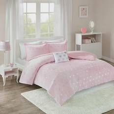 Twin XL Bedspreads Mi Zone Rosalie Bedspread Pink, Silver (228.6x167.64)