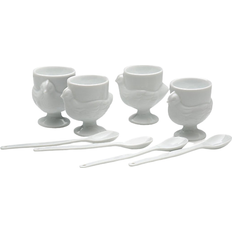 RSVP International Porcelain Egg Cup 8pcs