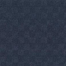 Carpets Foss Floors Crochet Carpet Tiles 15-Pack Blue 24x24"