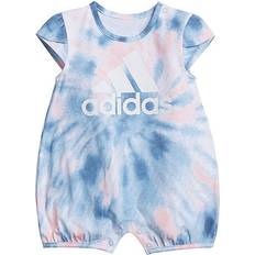 Playsuits Adidas Infant Printed Shortie Romper - White (FZ9681)