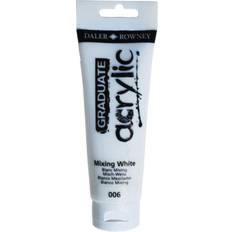 Daler Rowney Daler-Rowney Graduate Acrylics Mixing White, 120 ml tube