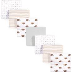 Hudson Flannel Receiving Blanket Hedgehog 7-pack
