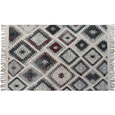 Dkd Home Decor Cotton Hvid, Sort, Rød 160x230cm