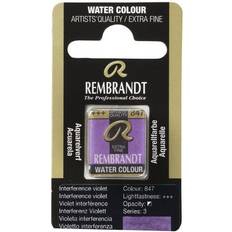 Rembrandt akvarelfarve half pan – Interference Violet 847