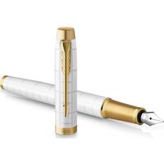 Parker IM Premium Pearl/Gold Fyldepen Medium