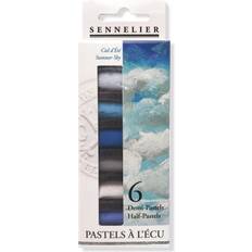 Sennelier Soft Pastels Set of 6, Summer Sky, Half-Sticks