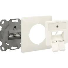 DeLock Kontakter DeLock Modular Wall Outlet flush mount 2 Port Cat.6A LSA planforsænket stikdåse