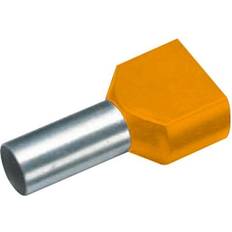 Arancione Ciabatte e Spine Multiple Vogt Verbindungstechnik 460108D Twin ferrule 0.50 mm² Partially insulated Orange 100 pc(s)