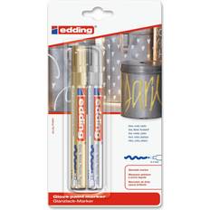 Silber Marker Edding 4-750-2-1-53-54 e-750/2 Paint marker Gold, Silver 2 mm, 3 mm, 4 mm 2 pcs/pack