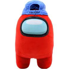 Among Us Plush w. Accessory Red Backwards Cap (30 cm)