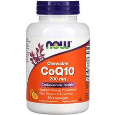 Cœur Compléments Now Foods Chewable CoQ10 200mg 90 pcs