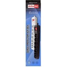 APN-8G/1,5M-GR, 1,5 m, 8 AC stikkontakt(er) Indendørs, Type C, Type E, Type E, Plast