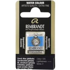 Rembrandt akvarelfarve half pan – Cerulean Blue Phthalo 535