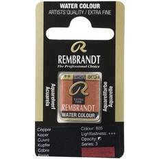 Copper Water Colours Rembrandt akvarelfarve half pan – Copper 805