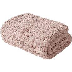 Blankets Madison Park Chenille Blankets Pink (152.4x127)