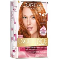 Loreal 7.43 L'Oréal Paris Creme Hair Dye 7.43 Blonde Copper-Golden