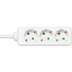 Deltaco Elartikler Deltaco GT-0302 stikdåse 3680 Watt