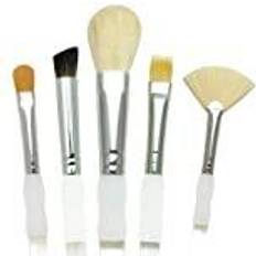 Beige Painting Accessories Royal & Langnickel Soft Grip Texture Brush Set Short Handle, Set of 5