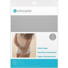 Silhouette Paper Silhouette 8.5 X11 Temporary Tattoo Paper 2/Pkg-Silver