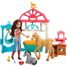 Spirit Dockor & Dockhus Spirit Lucky'S Foal Nursery Doll And Playset With Accessories